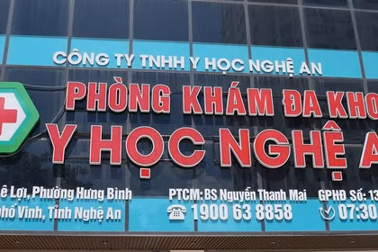 Phòng khám Đa khoa Y học Nghệ An từng bị xử phạt, tước giấy phép sau ít tháng hoạt động