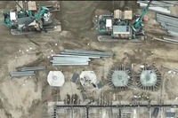 Cận cảnh tiến độ sân vận động lớn nhất thế giới của Vingroup