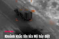 Mỹ công bố loạt khoảnh khắc hủy diệt các bệ phóng tên lửa của Iran