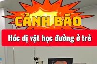 Dị vật là đầu bút được lấy ta từ phế quản bệnh nhân.