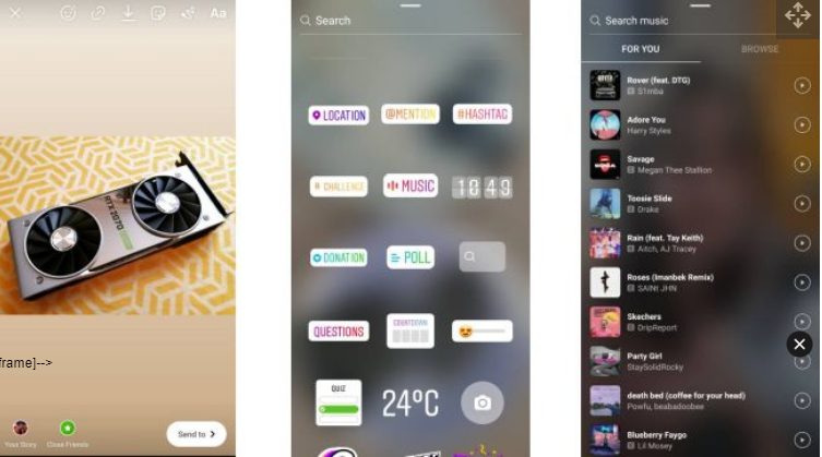 Thêm nhạc sẽ khiến cho story của bạn trở nên sống động hơn (Ảnh: Techradar)