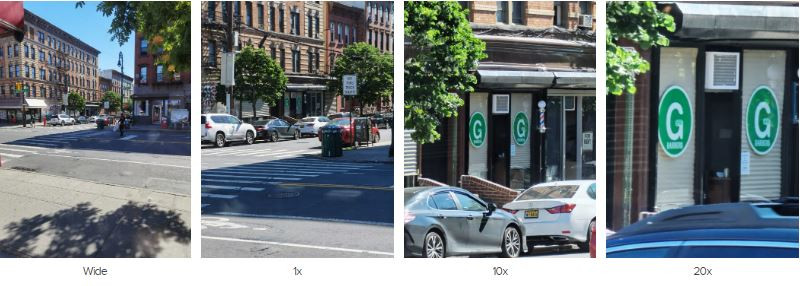 Những bức ảnh chụp lại được từ chiếc Huawei P40 Pro Plus (Ảnh: Android Authority)