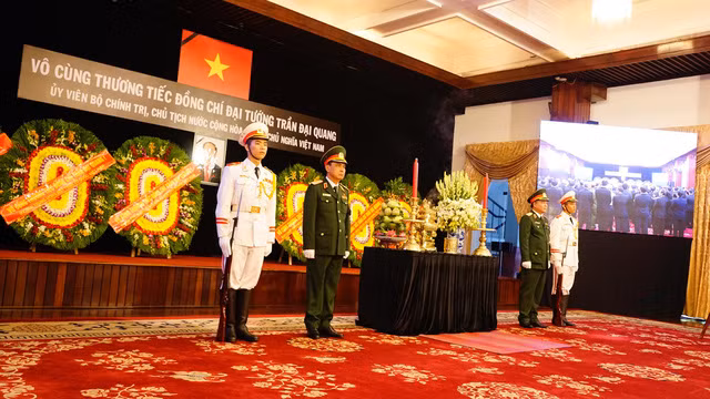 Điểm viếng Chủ tịch nước cũng được tổ chức tại TP.HCM. Nguồn: Dân trí