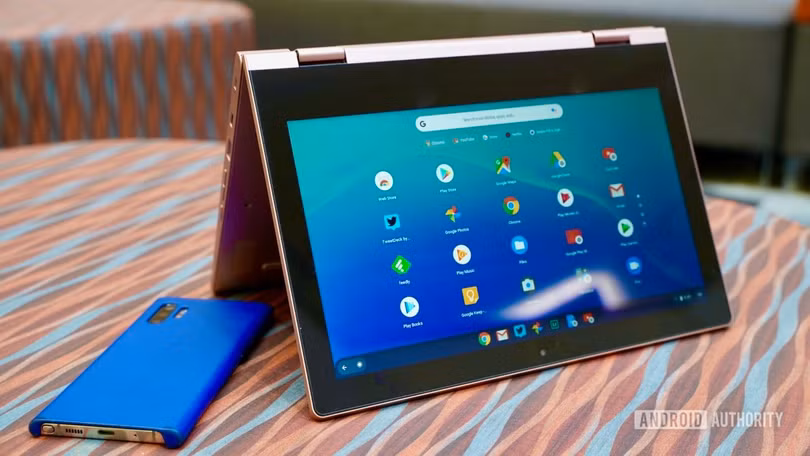 Máy sở hữu màn hình gập linh hoạt (Android Authority) Máy sở hữu màn hình gập linh hoạt (Android Authority)