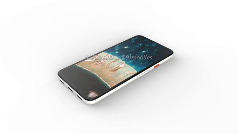 Màn hình của chiếc Google Pixel 4a (Ảnh: 9mobiles)