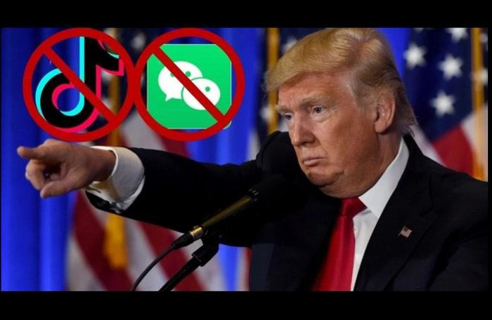 Tổng thống Donal Trump ký một lệnh cấm tương tự với TikTok (Ảnh: Bloomberg) Tổng thống Donal Trump ký một lệnh cấm tương tự với TikTok (Ảnh: Bloomberg)