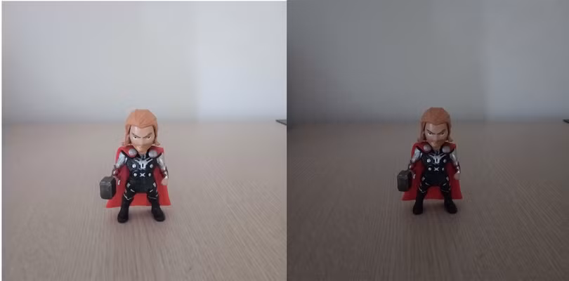 Chế độ HDR của Nokia 2.2 chụp trong điều kiện thiếu sáng