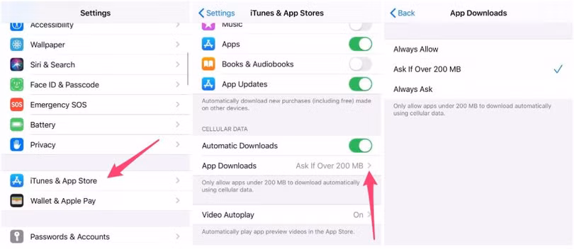Thoải mái tải các ứng dụng trên 1GB (Ảnh: cnet.com)