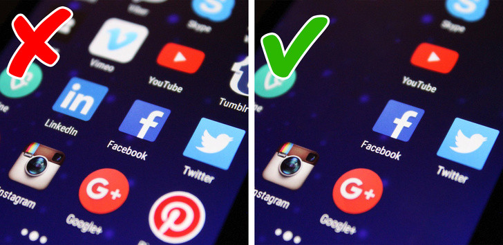 Hãy dọn dẹp những ứng dụng mà bạn không dùng đến (Ảnh: Brightside) Hãy dọn dẹp những ứng dụng mà bạn không dùng đến (Ảnh: Brightside)