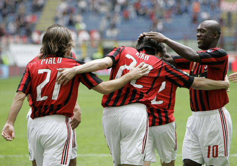 Pirlo - Gattuso - Seedorf - Kaka. Trục xương sống của Ac Milan thời hoàng kim (Ảnh: SPORTbible)