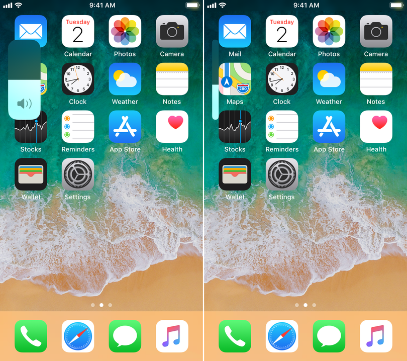 Thanh âm lượng mới rất "dễ chịu" đối với người dùng (Ảnh: cnet.com) Thanh âm lượng mới rất "dễ chịu" đối với người dùng (Ảnh: cnet.com)