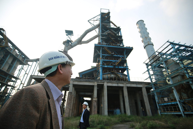 Nhà máy gang thép Thái Nguyên.