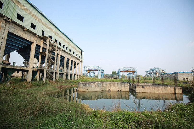 Nhà máy gang thép Thái Nguyên.