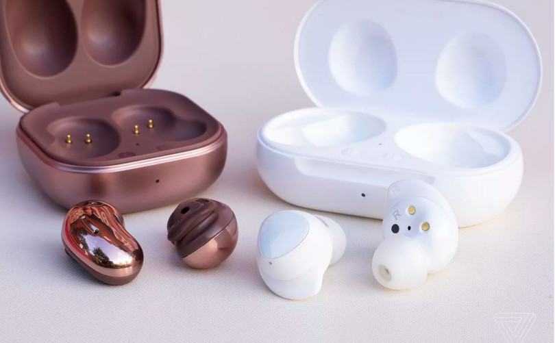 Mẫu tai nghe "hạt đậu" của Samsung (Ảnh: Theverge)