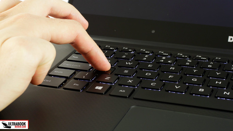 Dell Precision 5510 có hành trình phím nông (Ảnh: Ultrabook Review)