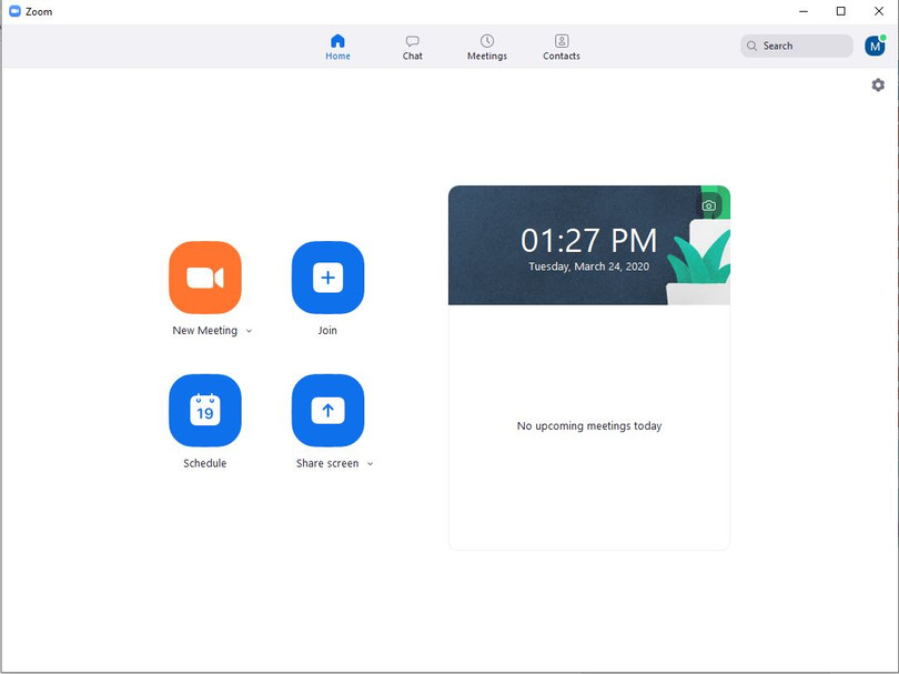 Tạo cuộc họp trên Zoom (Ảnh: Zoom)