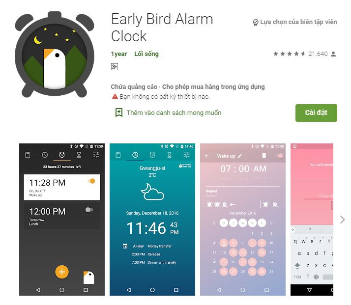 Ứng dụng hoàn toàn miễn phí (Ảnh: Google Play) Ứng dụng hoàn toàn miễn phí (Ảnh: Google Play)