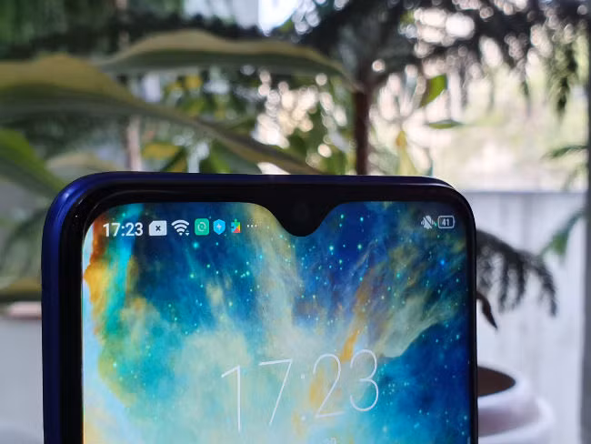 Màn hình giọt nước của Realme 3 Pro (Ảnh: Digit)