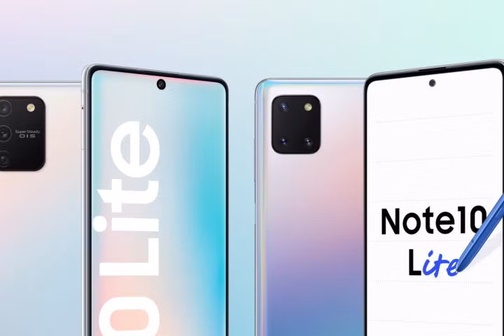 Một số hình ảnh về chiếc Note 10 Lite (Ảnh: sammobile)