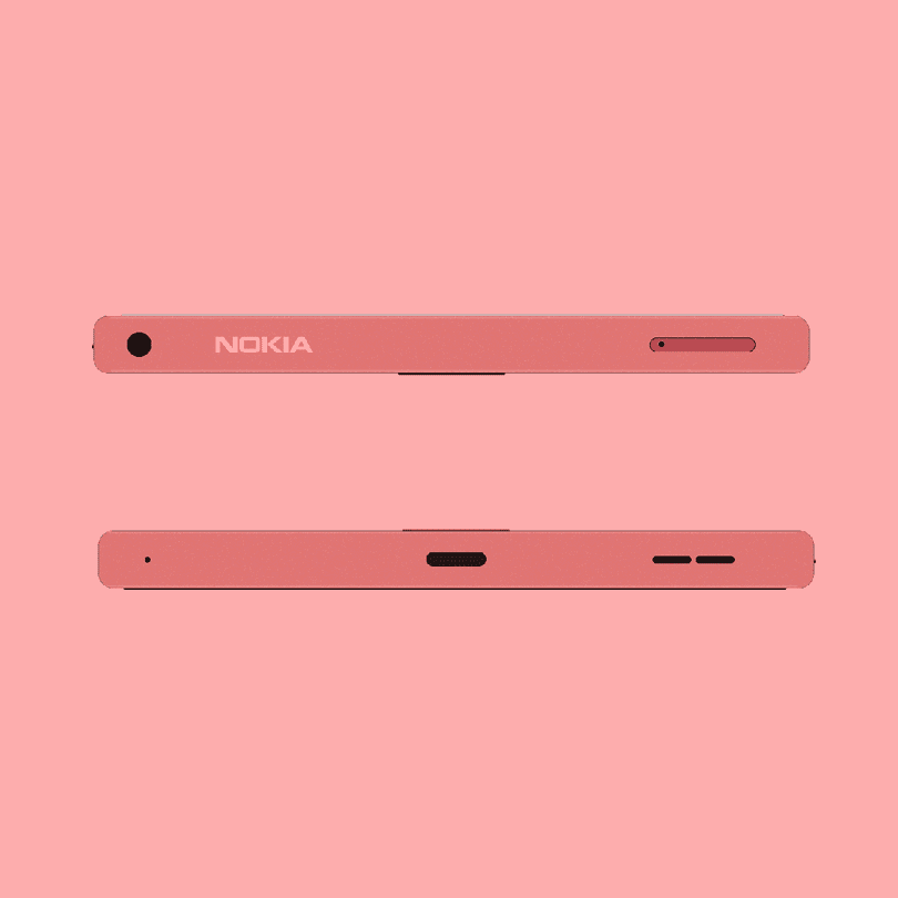 Phần cạnh máy của chiếc Nokia N9 2020 (Ảnh: Gizchina)