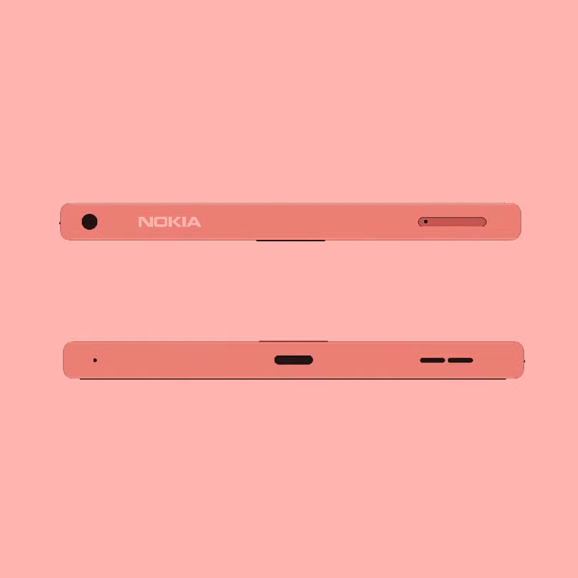 Phần cạnh máy của chiếc Nokia N9 2020 (Ảnh: Gizchina)