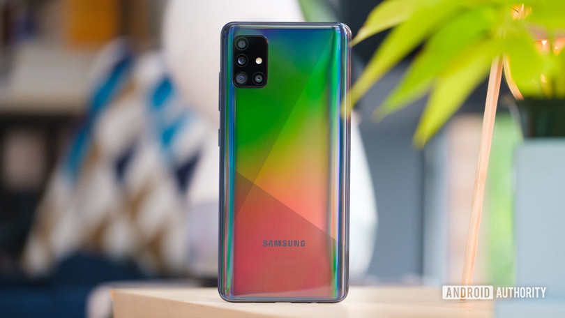 Samsung Galaxy A51 sở hữu màu sắc độc đáo (Ảnh: Android Authority)