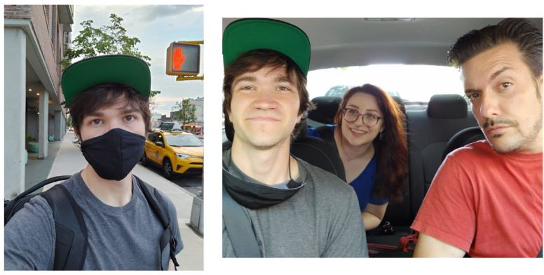 Ảnh chụp selfie trên chiếc LG Velvet (Ảnh: Android Authority)