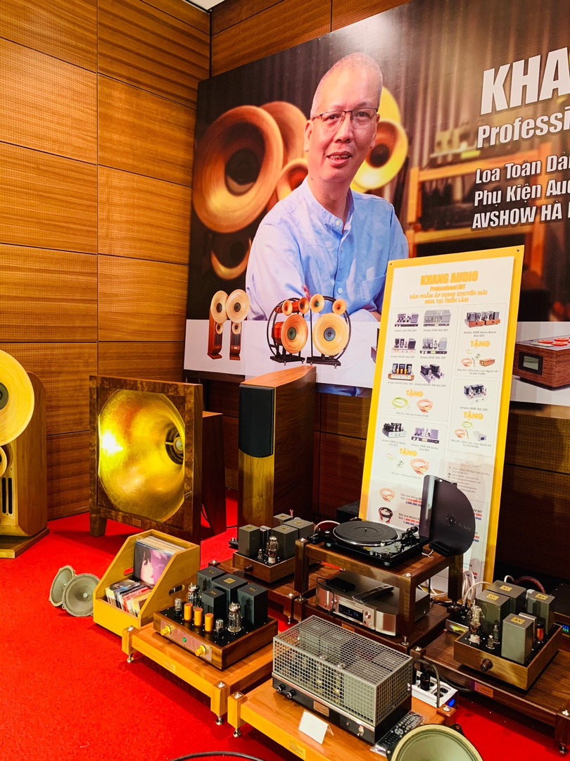 Dàn Audio độc đáo kết hợp với những cái cũ và cái mới của anh Khang Dàn Audio độc đáo kết hợp với những cái cũ và cái mới của anh Khang