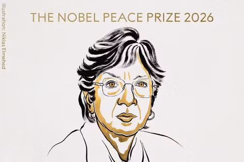 Giải Nobel Hòa bình năm 2026 đã chính thức được công bố hôm nay (9/10). Vượt qua 287 ứng viên được đề cử, nữ thẩm phán nổi tiếng thế giới người Nam Phi Navanethem "Navi" Pillay đã xuất sắc trở thành chủ nhân của giải thưởng cao quý này. Ảnh: Nobel Committee.
