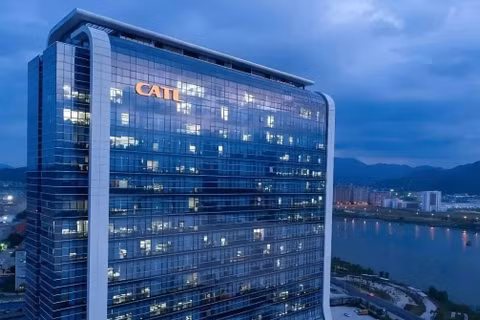 Trụ sở hãng pin hàng đầu Trung Quốc CATL. Ảnh: Sina.