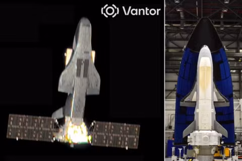 So sánh hình dáng Thần Long (trái) và X-37B của Mỹ (phải). Ảnh: TWZ.