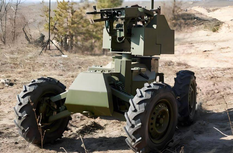 Xe chiến đấu không người lái mặt đất của quân đội Ukraine. Ảnh: Sohu.
