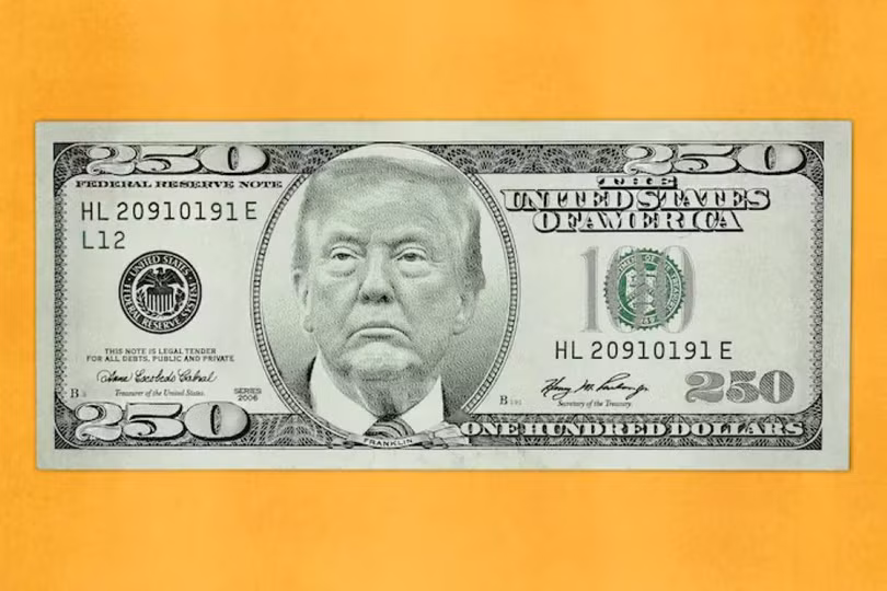 Đề xuất phát hành đồng tiền mệnh giá 250 USD của dân biểu Cộng hòa bị chỉ trích. Ảnh: QQnews.