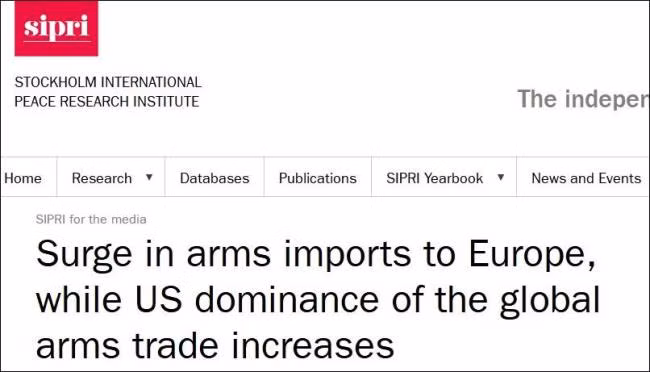 Báo cáo của SIPRI về tình hình xuất nhập khẩu vũ khí toàn cầu năm 2022 Báo cáo của SIPRI về tình hình xuất nhập khẩu vũ khí toàn cầu năm 2022