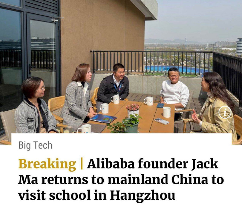 Việc ông Jack Ma trở về Trung Quốc được cho là sẽ đem lại những tác động tích cực. Ảnh: Jack Ma gặp gỡ cán bộ giáo viên Trường Yungu hôm 27/3 (Ảnh: Sohu). Việc ông Jack Ma trở về Trung Quốc được cho là sẽ đem lại những tác động tích cực. Ảnh: Jack Ma gặp gỡ cán bộ giáo viên Trường Yungu hôm 27/3 (Ảnh: Sohu).