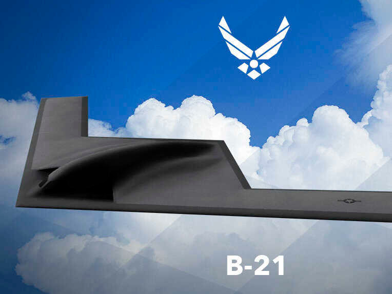 Hình dạng tổng thể của B-21 (Ảnh: Sina). Hình dạng tổng thể của B-21 (Ảnh: Sina).