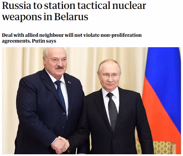 Báo Anh The Guardian đưa tin về sự kiện này.