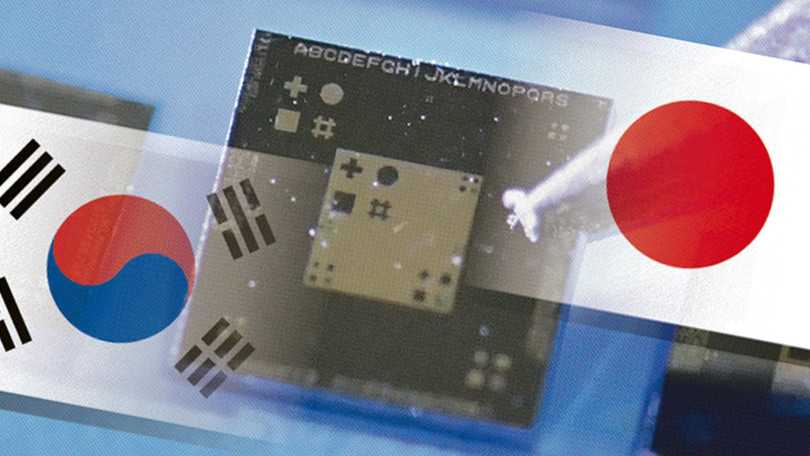 Đầu tháng 7, Tokyo đã thắt chặt kiểm soát xuất khẩu đối với các vật liệu công nghệ cao được sử dụng trong quá trình sản xuất chất bán dẫn và màn hình hiển thị. Ảnh: Nikkei Asian Review