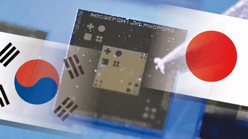 Đầu tháng 7, Tokyo đã thắt chặt kiểm soát xuất khẩu đối với các vật liệu công nghệ cao được sử dụng trong quá trình sản xuất chất bán dẫn và màn hình hiển thị. Ảnh: Nikkei Asian Review