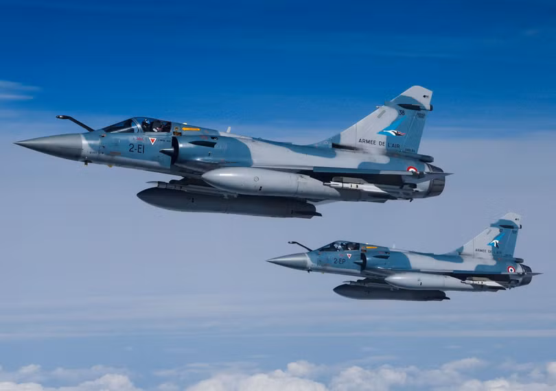 Máy bay chiến đấu Mirage 2000-5F trong biên chế Không quân Pháp (Ảnh: Reuters)