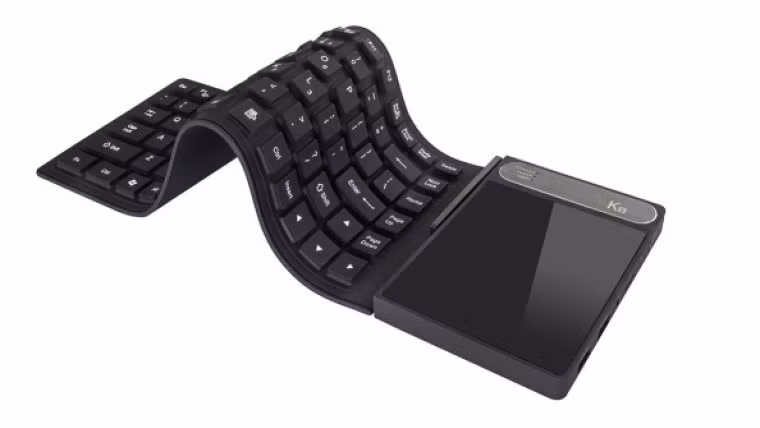 Độc đáo PC mini tích hợp trong bàn phím dẻo kèm touchpad ảnh 1 Độc đáo PC mini tích hợp trong bàn phím dẻo kèm touchpad ảnh 1