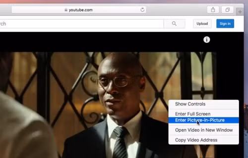 Kích hoạt PiP trên YouTube.com Kích hoạt PiP trên YouTube.com