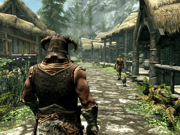 Cảnh trong trò chơi The Elder Scrolls Skyrim: Special Edition.