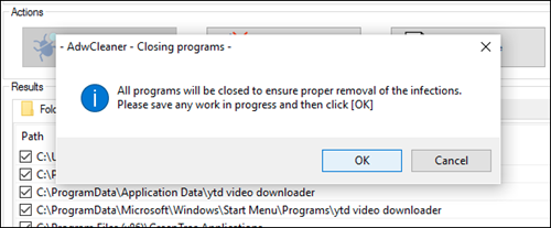 Hộp thoại thông báo xác yêu cầu người dùng trước khi xóa, hãy nhấnYesđể tiếp tục. Hộp thoại thông báo xác yêu cầu người dùng trước khi xóa, hãy nhấnYesđể tiếp tục.