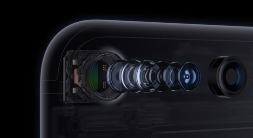 Cấu tạo camera có ống kính 6 thành phần của iPhone 7/7 Plus.