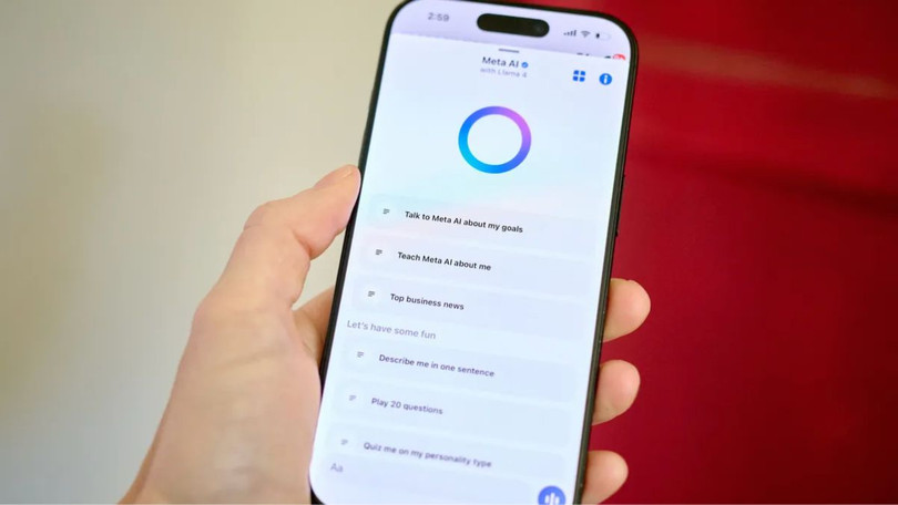 Chatbot AI của Meta. Ảnh: Bloomerg.
