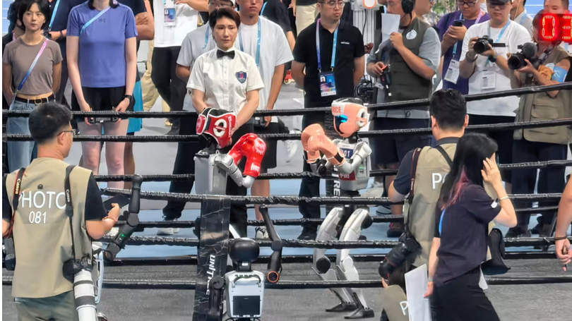 Sự kiện "Olympic" cho Robot tại Trung Quốc. Ảnh: SCMP.