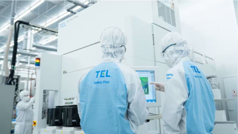 Lợi nhuận ròng của Tokyo Electron giảm 7% trong quý 4-6 năm nay do doanh số bán hàng sang Trung Quốc chậm lại. Ảnh: Nikkei Asia.