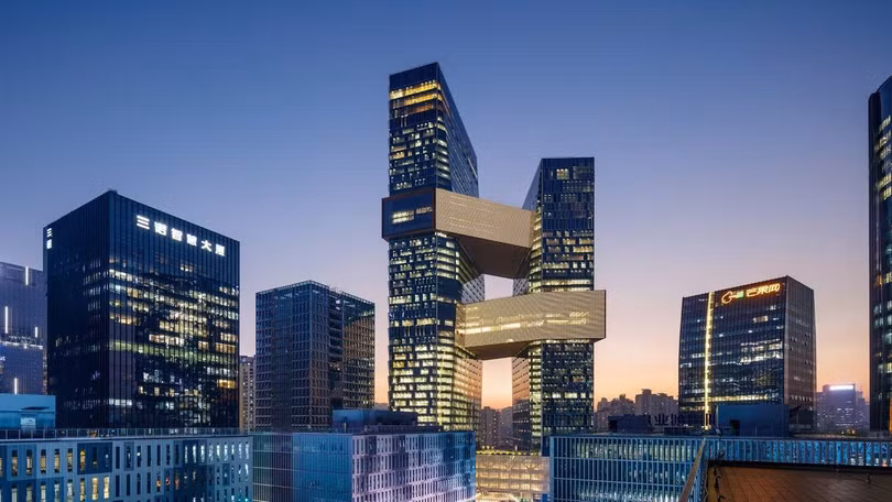 Những gã khổng lồ công nghệ Trung Quốc đang vấp phải những động thái cứng rắn của Chính phủ Trung Quốc trong việc phòng chống độc quyền. Ảnh: DeZeen.