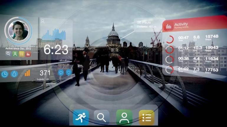 Dữ liệu từ hệ thống của Innovega giúp tăng khả năng "nhìn" cho người dùng. Ảnh: Innovega. Dữ liệu từ hệ thống của Innovega giúp tăng khả năng "nhìn" cho người dùng. Ảnh: Innovega.